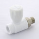 Кран радиаторный прямой Pro Aqua 25x3/4 полипропиленовый с разъемным соединением PA41010