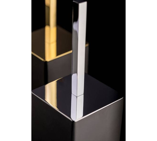 Ершик для унитаза напольный Boheme белый/хром 10949-W-CR