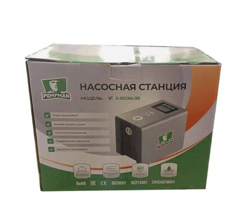 Насосная станция Pumpman S-BOX4-30 с частотным управлением S-BOX4-30