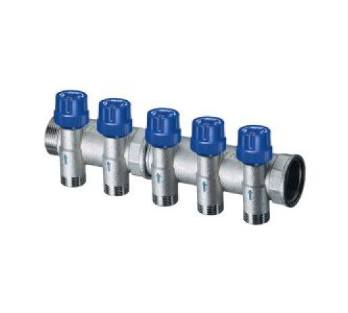 Коллектор терморегулирующий FAR 1 1/4 на 3 отвода 3/4 Eurokonus FK 3911 1143403