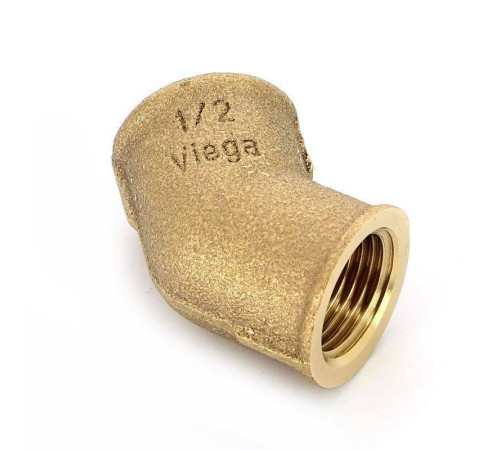 Угольник бронзовый Viega 45° ВВ 1/2 320690