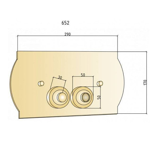 Кнопка смыва Boheme Imperiale золото 652