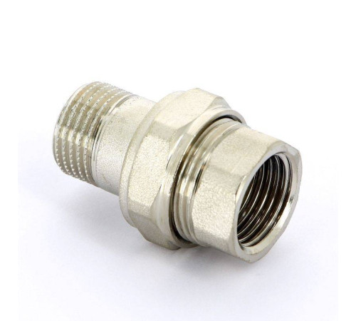 Разъемное соединение НВ Uni-Fitt прямое никелированное с плоской прокладкой 1/2 656N2000
