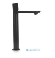 Смеситель для умывальника Allen Brau Liberty высокий излив 155 мм черный матовый 5.33002-31