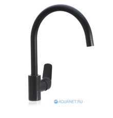 Смеситель для кухни Bravat Rhein черный матовый F7429564BW-ENG