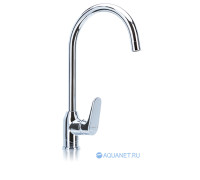 Смеситель для кухни Bravat Eler с высоким поворотным изливом F7191238CP-RUS