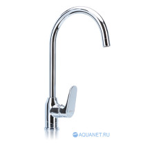 Смеситель для кухни Bravat Eler с высоким поворотным изливом F7191238CP-RUS