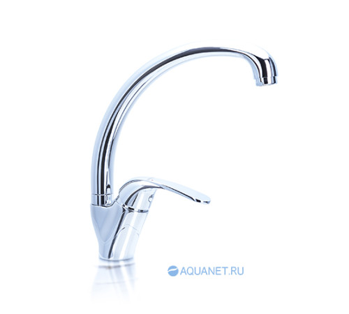 Смеситель для кухни Bravat Fit с высоким поворотным изливом F7135188CP-1-RUS