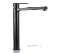 Смеситель для раковины Paffoni RINGO высокий без донного клапана черный матовый RIN081NO