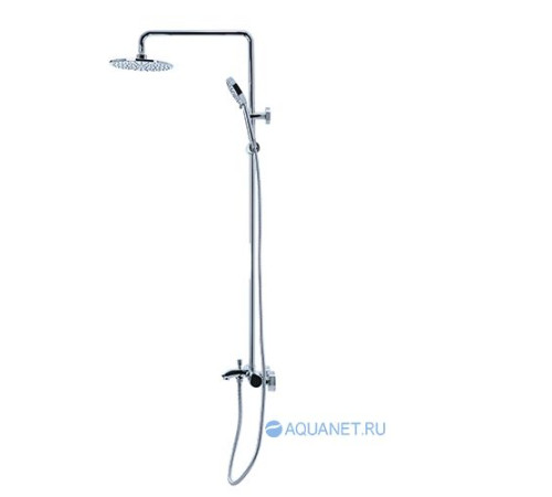 Душевая колонна с термостатом и изливом Bravat Waterfall F639114C-A2-RUS