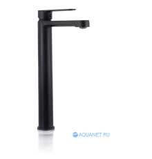 Смеситель для умывальника Aquanet Passion высокий черный матовый AF300-11B