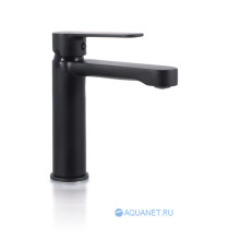 Смеситель для умывальника Aquanet Passion черный матовый AF300-10B