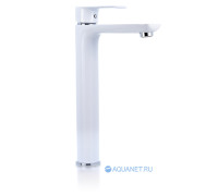 Смеситель для раковины Aquanet Arctic высокий хром/белый AF520-11СW
