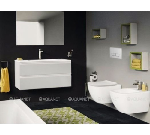 Комплект унитаз и инсталляция Ideal Standard i.Life B пневматическая с кнопкой IP001401