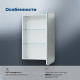 Зеркальный шкаф Aquanet Оптима 60х80 LED 00311860