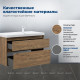 Тумба с раковиной Aquanet Nova Lite 2.0 100 R 2 ящика дуб рустикальный 00365913