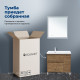 Тумба с раковиной Aquanet Nova Lite 2.0 90 L напольная дуб рустикальный 00365925