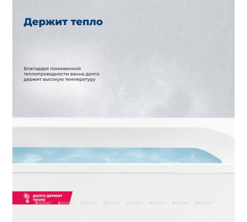 Акриловая ванна Aquanet Agata 150x70 см с каркасом 00352892