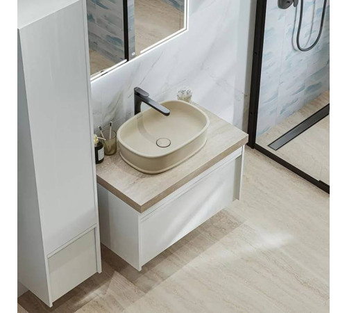 Раковина Kerama Marazzi Circo 50х36х13.5 см накладная песочный матовый CI.wb.50\SAN
