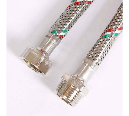 Гибкая подводка для воды Uni-Fitt 1/2 НВ 180 см нержавеющая сталь 501S2018