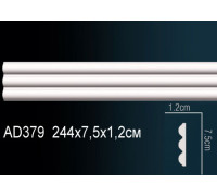 Молдинг Perfect AD379 полиуретановый 25х13х2440 мм AD379