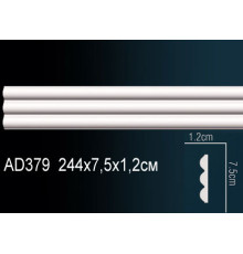 Молдинг Perfect AD379 полиуретановый 25х13х2440 мм AD379