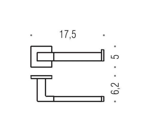 Держатель туалетной бумаги Colombo Design Basic Q DX хром B3708D.CR