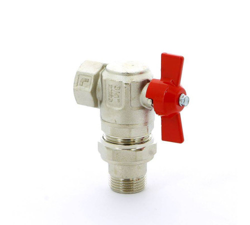 Кран шаровой ITAP IDEAL 3/4 НВ угловой с разъемным соединением бабочка 298