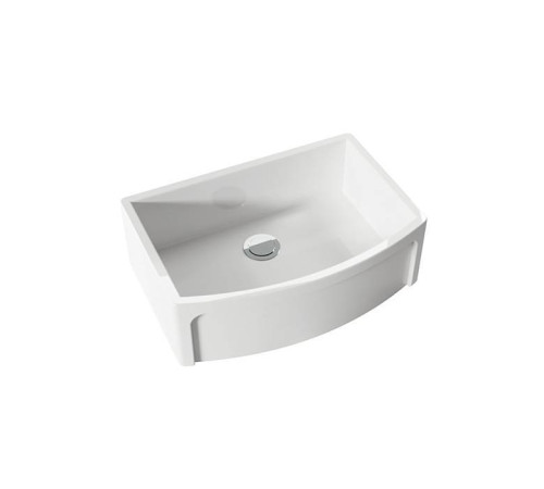 Раковина кухонная керамическая Kerasan Hannah Devon 75x53x25 см без отверстия белый 544101