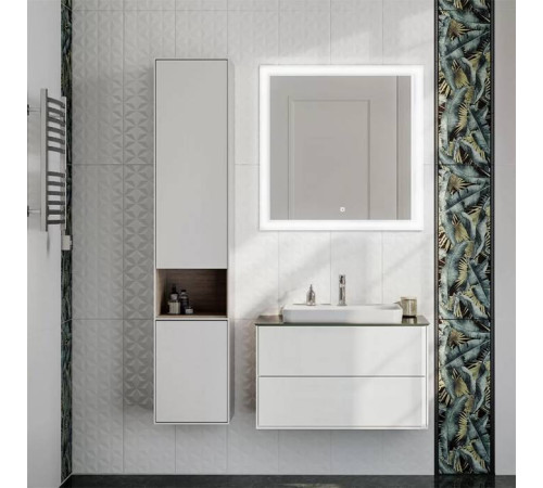 Раковина встраиваемая сверху Kerama Marazzi Plaza 55x40 см 1 отверстие белый глянцевый PLR.wbi.55.1