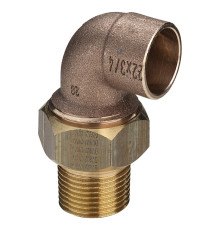 Угольник 90° Viega Sanpress переходный бронза 1/2 x 18 мм 110017