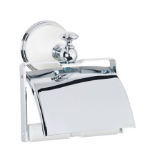 Держатель для туалетной бумаги с крышкой Tiffany World Harmony 219 подвесной белый/хром TWHA219bi/cr