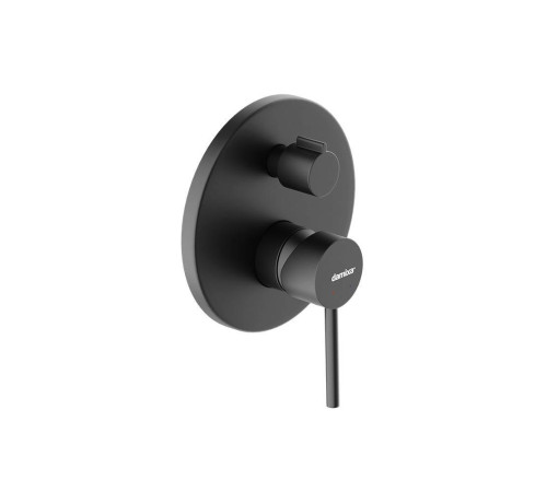 Встраиваемая душевая система AM.PM Scandinavian Pure со смесителем и изливом черная 936510300