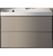 Тумба под раковину AquaMoon подвесная 80 см бежевая AQM900180BG