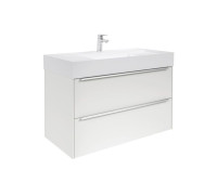 Тумба с раковиной Roca Inspira UNIK 800 мм 2 ящика белый глянец A851076806