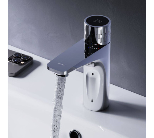 Смеситель для раковины AM.PM Gem с индикацией температуры F90A02400