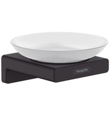 Мыльница Hansgrohe AddStoris матовый черный 41746670