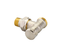 Клапан запорный Danfoss RLV 15 угловой с дренажом наружная резьба 003L0363