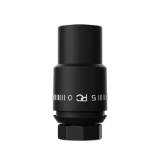 Термостатическая головка Primoclima Cristal M30x1.5 матовый черный PCHEAD02MB