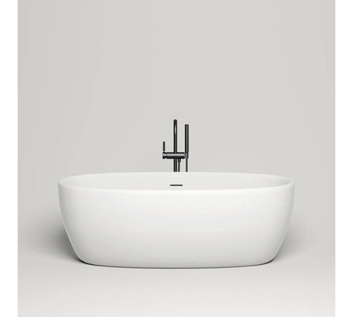 Ванна отдельностоящая Salini Luce 170х85х58 см S-Stone белый матовый 100121M