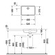 Раковина встраиваемая снизу Duravit Vero 48х35 см белая 0330480000