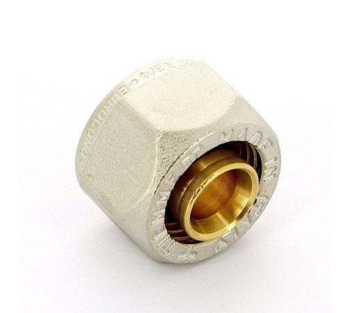 Соединитель обжимной Tiemme евроконус для металлопластиковой трубы 20(2.0)х3/4 EK 1440G0003