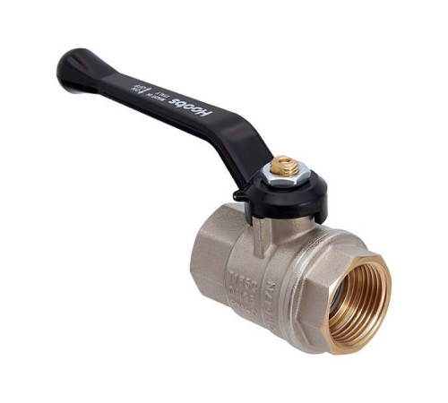 Кран шаровой Hoobs ORION 1 1/2 ВР/ВР ручка-рычаг черный 15106H