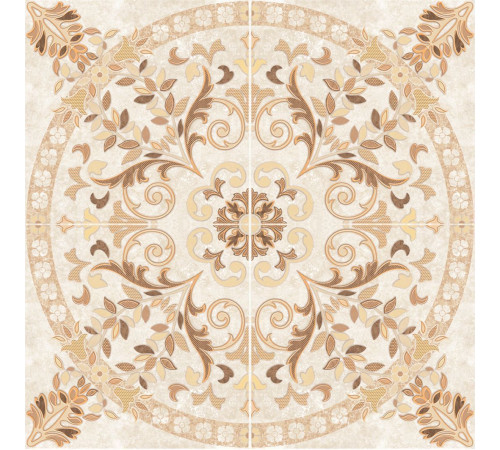 Панно напольное Cersanit Pompei светло-бежевое 84х84 см PY6R304