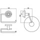 Держатель туалетной бумаги без крышки подвесной emco Polo хром 0700 001 02