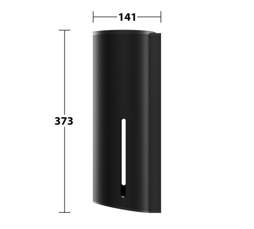 Дозатор бумажных салфеток Keuco Plan черный матовый 14985 370000