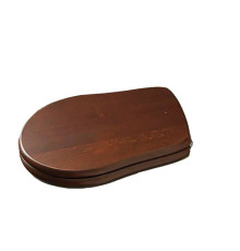 Сиденье для унитаза Kerasan Retro дерево/хром 109040