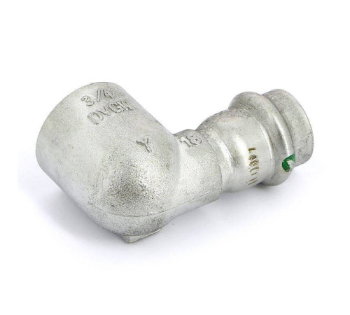 Угол 90° пресс-В компактный нержавеющая сталь Viega Sanpress Inox 18х3/4 437008