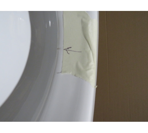 Унитаз подвесной GSI Classic 550х370 мм белый глянцевый 871211_УЦ/3