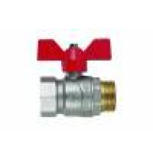 Кран шаровой F.I.V. PERFECTA 3/4 ВР-НР ручка-бабочка 8367R005